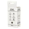 Star Collection Anál plug Kompakt méret, áttetsző kő ezüst