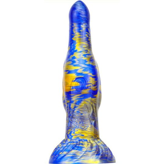 Dildo Fantasy Skurix 19 x 5.5cm kék-arany