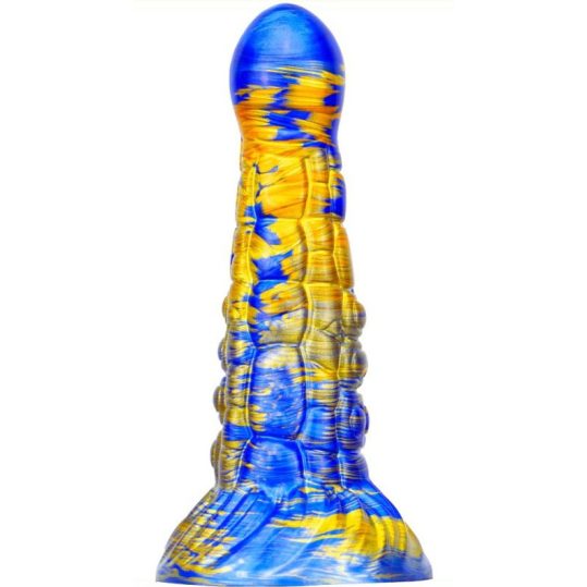 Fantasy Ninja Dildo 16 x 5.2cm Kék-arany