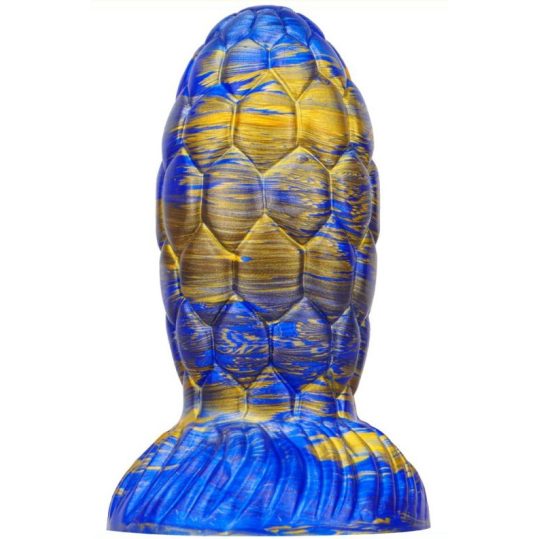 Warnax Sárkánytojás Dildo 13 x 7cm Kék-arany