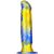 Fantasy Dildo Marbex – prémium kék-arany dildó 19 cm