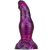Fantasy Dildo Duxel – prémium dildó, 17 x 6cm, lila-fekete