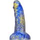 Dildo Fantasy Gentax – prémium kék-arany dildó 16x5 cm