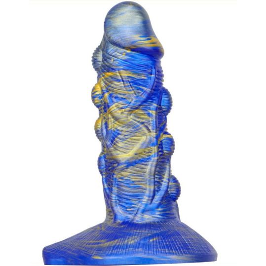 Dildo Fantasy Bulstrix 15 x 5.5cm kék-arany