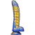 Dildo Fantasy Gasix – prémium kék-arany dildó 16 cm