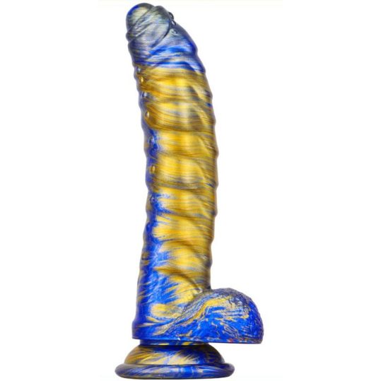 Dildo Fantasy Gasix 16 x 4cm Kék-arany