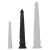 Oktoop M – prémium fekete dildo 43 cm hosszú