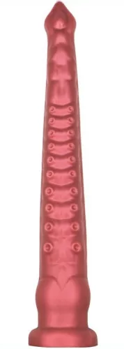Oktoop M – prémium, 43 cm-es piros dildo