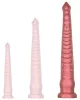 Oktoop L – prémium piros dildo 52 x 7,5 cm