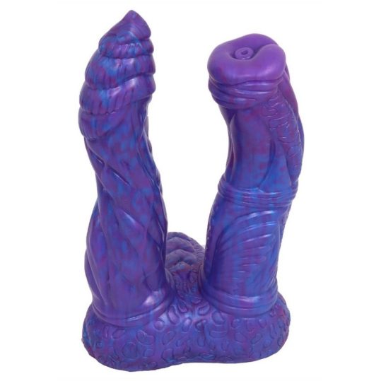 Démon Aliax – prémium dupla dildó, 17 x 4 cm