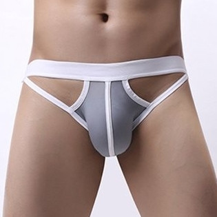 Jockstrap Mini – elegáns szürke férfi alsó prémium stílusban