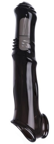 Wolf's Fang – péniszhosszabbító mandzsetta (fekete)