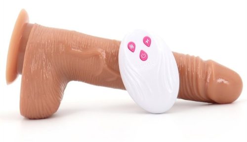 Bello – vibráló prémium dildo 15 x 3.7 cm