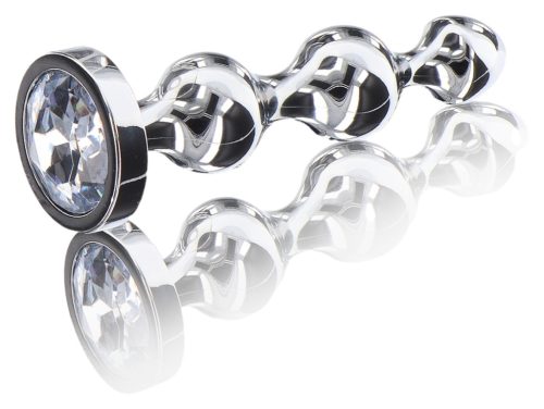 Bijou Diamond Star – prémium anális gyöngyök S 9,5 x 2,2 cm