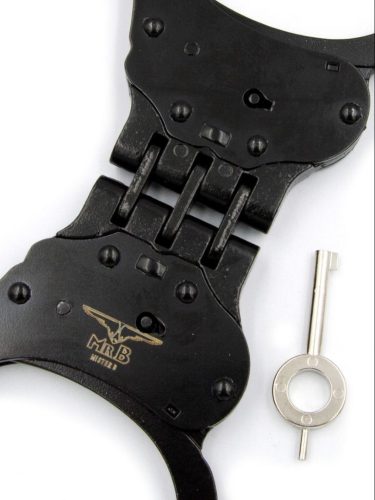 Fém bilincs - zsanéros, fekete prémium kiegészítő