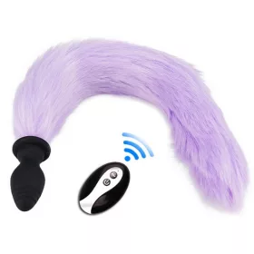   Plug Tail Vibe – érzéki rókafarok vibrátor 40 cm hosszú