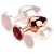 Bijou Rouge – prémium piros arany anális dugó M (7,5 x 3,3 cm)