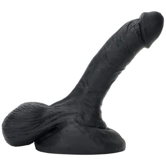 Bigbal – prémium szilikon dildó, 14 x 4 cm, fekete