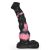 Arhulf – prémium állati formájú dildo, 21 x 6 cm, fekete-rózsaszín