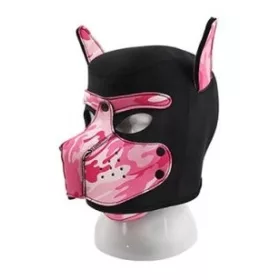 Puppy Neoprene – fekete-pink kamuflázs maszkmaszk