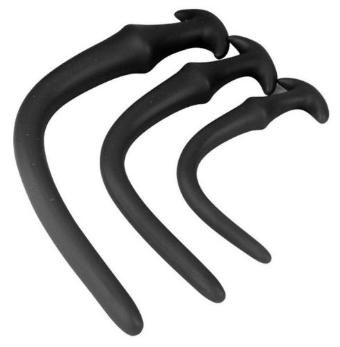 Prémium hosszú, ultra vékony fekete vibrátor – 30 x 3,2 cm