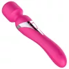 Stymulator Dual Massager Pulsátor Rezgő Pulsáló USB töltés rózsaszín