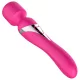 Stymulator Dual Massager Pulsátor Rezgő Pulsáló USB töltés rózsaszín
