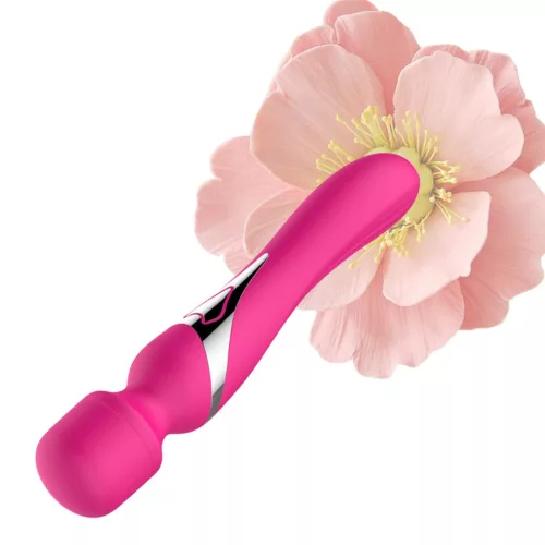 Stymulator Dual Massager Pulsátor Rezgő Pulsáló USB töltés rózsaszín