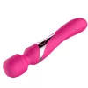 Stymulator Dual Massager Pulsátor Rezgő Pulsáló USB töltés rózsaszín