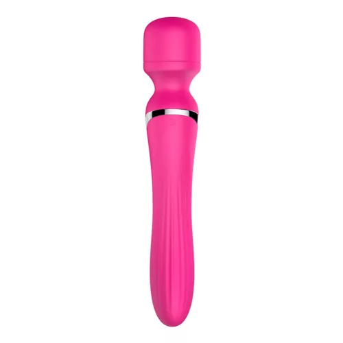 Stymulator Dual Massager Pulsátor Rezgő Pulsáló USB töltés rózsaszín