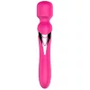 Stymulator Dual Massager Pulsátor Rezgő Pulsáló USB töltés rózsaszín
