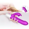 Wibrator Szilikon Rezgő 10 mód Lökő funkció Vízálló USB-töltés
