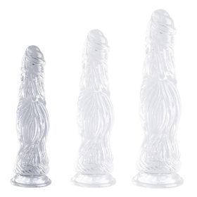   Monster Dildo Transparent – prémium átlátszó dildó 21 cm