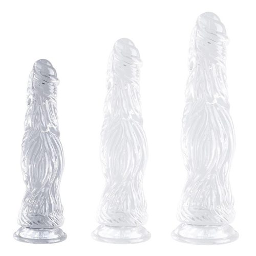 Monster Dildo Transparent – prémium átlátszó dildó 21 cm