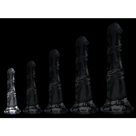Jumy Horse – átlátszó prémium dildó, 17 x 4,5 cm