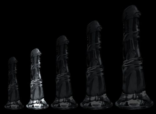 Horse Jumy M – átlátszó prémium dildo 22 x 5,5 cm