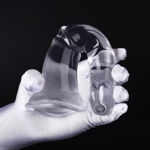 Horse Jumy M – átlátszó prémium dildo 22 x 5,5 cm