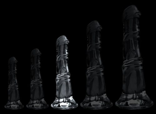 Dildo Horse Jumy – átlátszó prémium vibrátor 26 x 7.5 cm