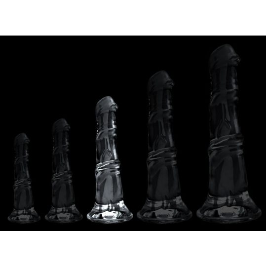 Dildo Horse Jumy – átlátszó prémium vibrátor 26 x 7.5 cm