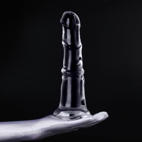 Dildo Horse Jumy – átlátszó prémium vibrátor 26 x 7.5 cm