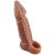 Monster Frex – prémium pénisz hüvely 18 x 5 cm, barna
