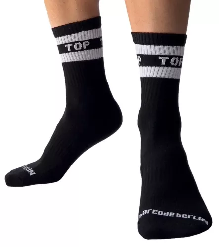 Fetish Top Socks – fekete érzéki zoknik