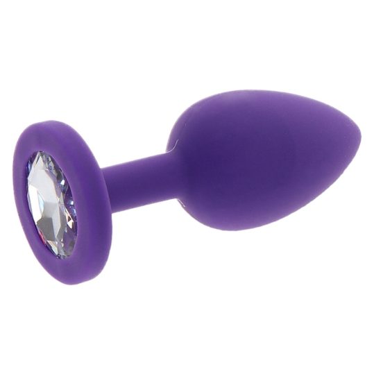Bijou Diamond Plug - prémium anális kényeztető, lila