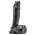 Mr Brent – prémium fekete dildo 15 cm x 4,5 cm