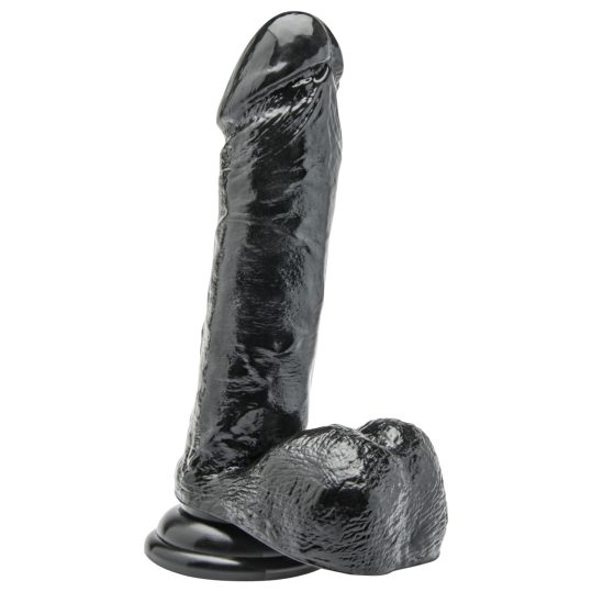 Mr Brent – prémium fekete dildo 15 cm x 4,5 cm