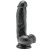 Dildo Jr Aby – Prémium fekete íntöltő 12 cm