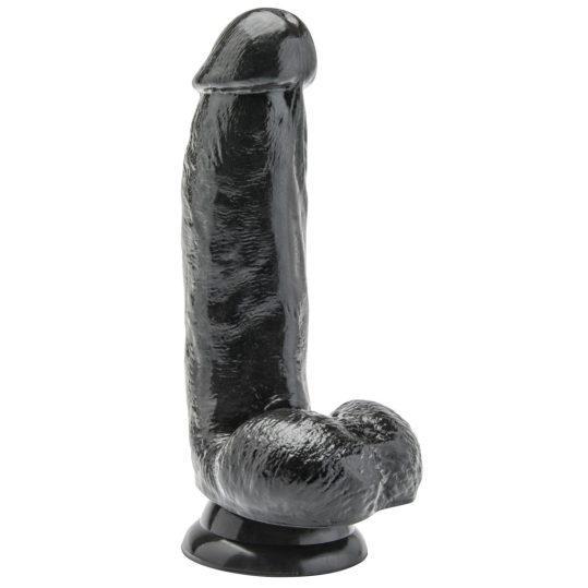 Dildo Jr Aby – Prémium fekete íntöltő 12 cm