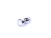 Plug-jewellery Anál plug Led fény, hűthető melegíthető 7 cm ezüst