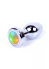 MyLove Toys Anál plug Led fényes pulzáló 7 cm ezüst