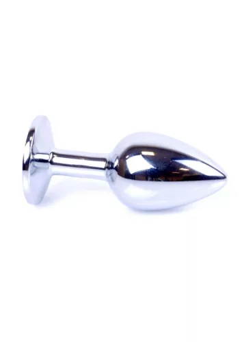 Anál plug Elegáns fém díszítés 7 cm lila
